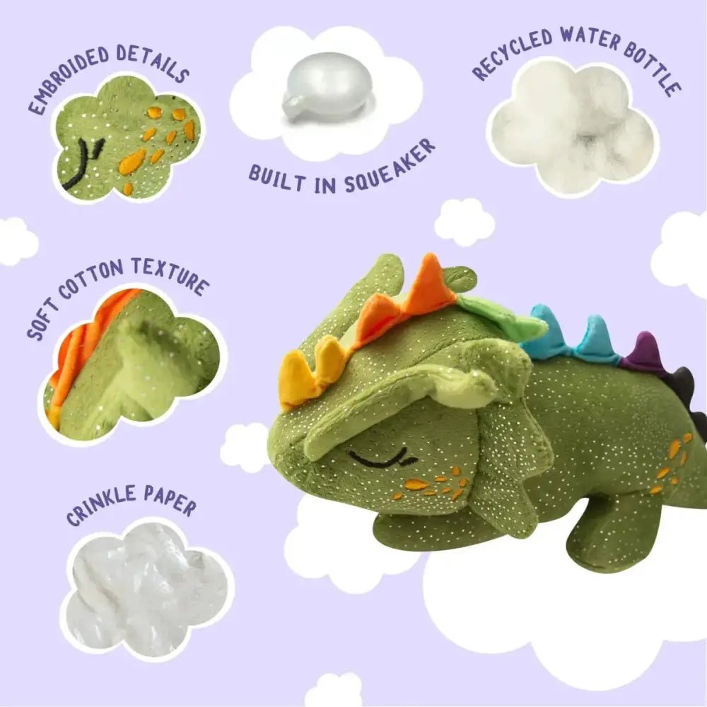 SnugArooz Drowsy the Dragon Dog Toy - Talis Us