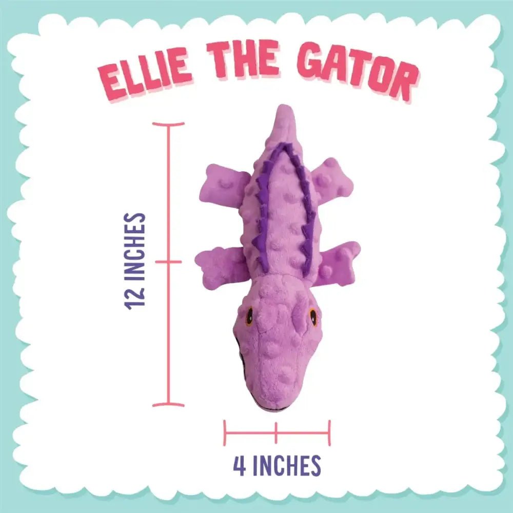 SnugArooz Ellie the Gator Dog Toy Plush - Talis Us