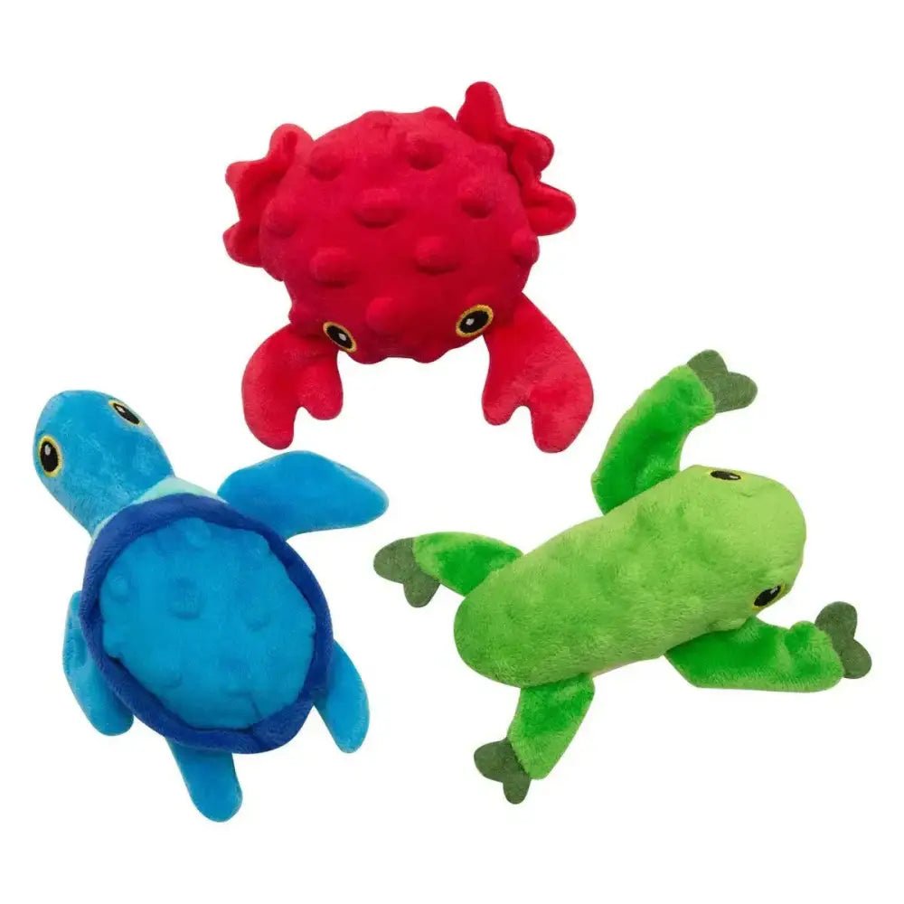 SnugArooz Lil Ocean Buddies Plush Dog Toys 3pk - Talis Us
