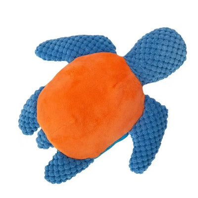 SnugArooz Titan the Turtle TPR Shell Dog Chew Toy 10" - Talis Us