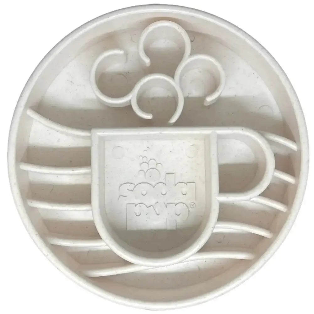 SodaPup Java eBowl Enrichment Slow Feeder Bowl Speckled 8" - Talis Us