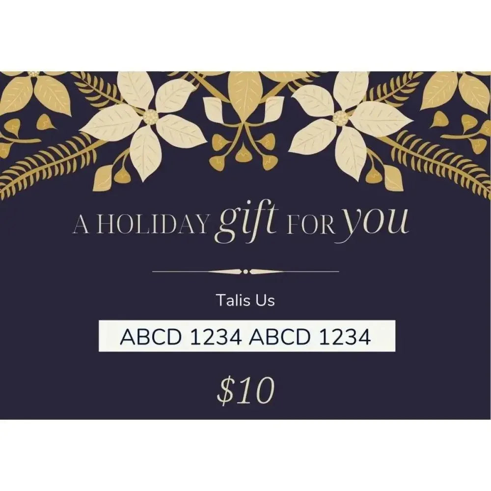 Spend $69+and Get $10 eGift Card - Talis Us
