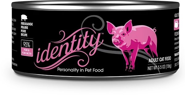 Identity Pet 95% Free-Range Prairie Pork & Pork Broth Pâté Wet Cat Food