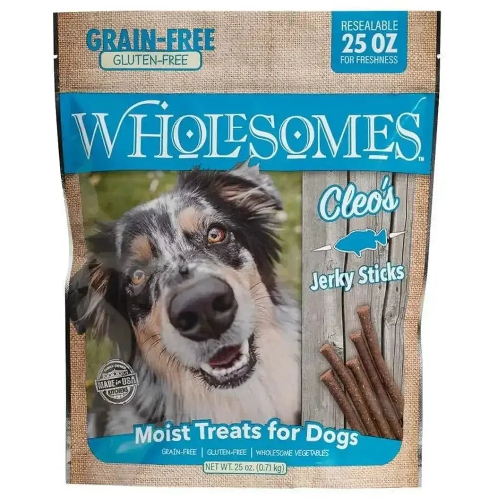 Sportmix Cleo's Fish Grain Free Jerky Sticks Moist Dog Treats 5 oz - Talis Us