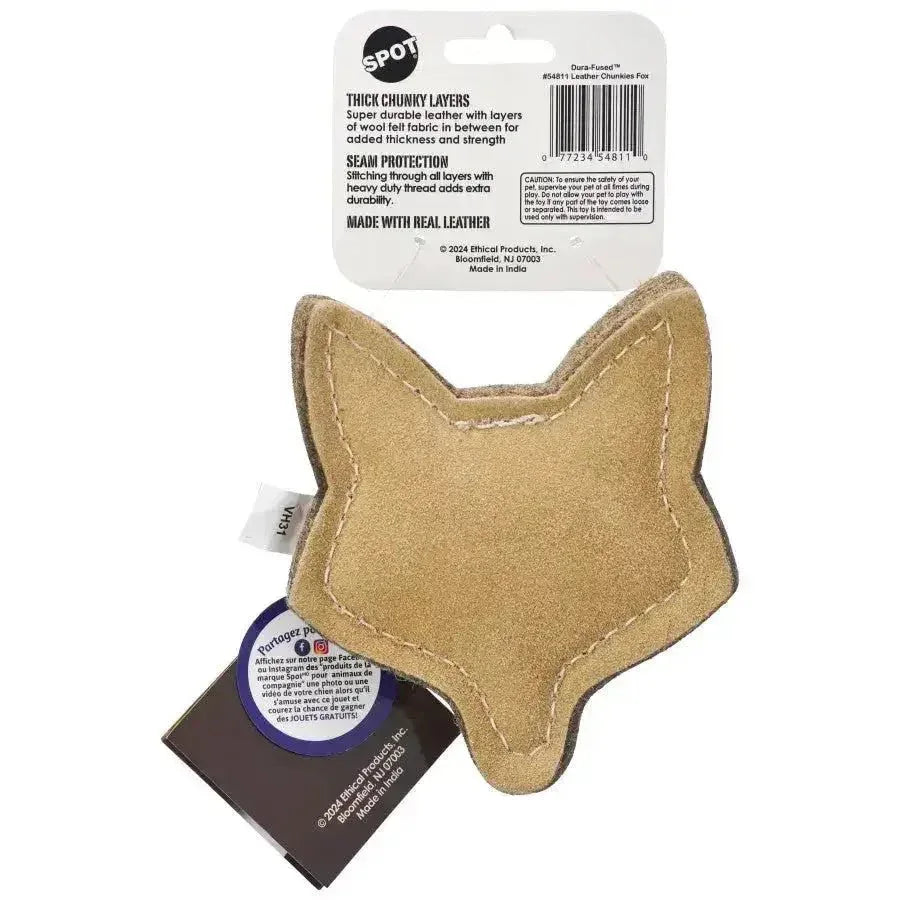 Spot Dura - fuse Leather Chunky Dog Toy 5 in - Talis Us