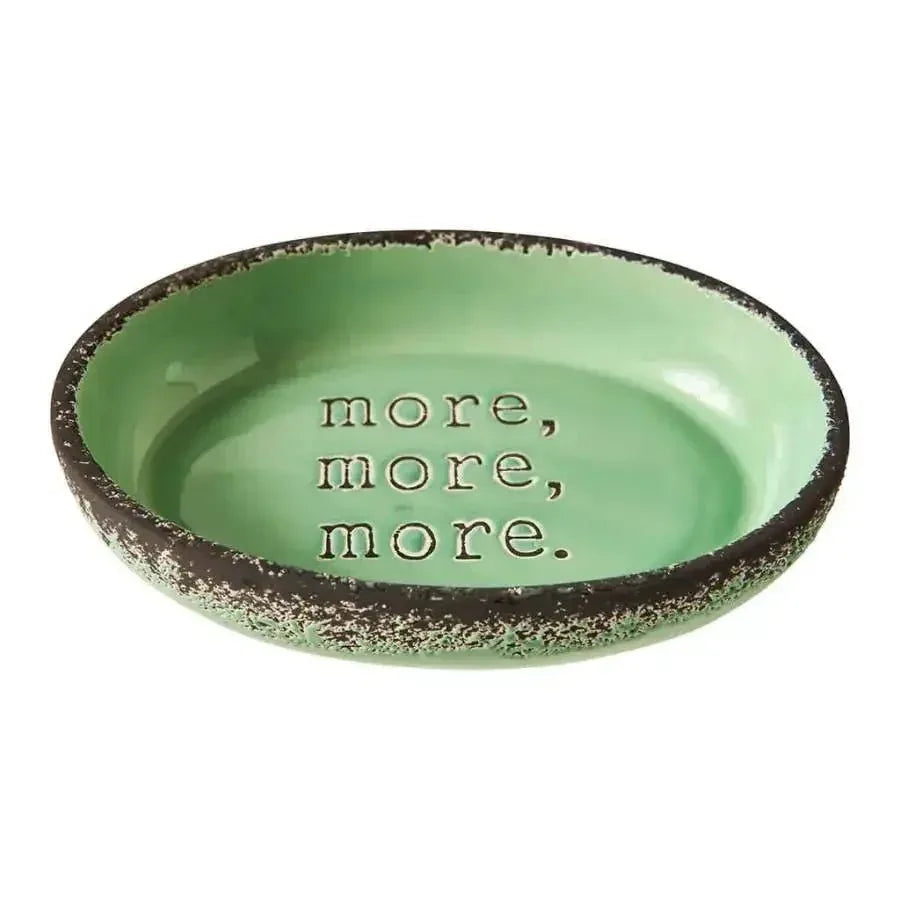 Spot More More Ceramic Cat Bowl 6 in - Talis Us