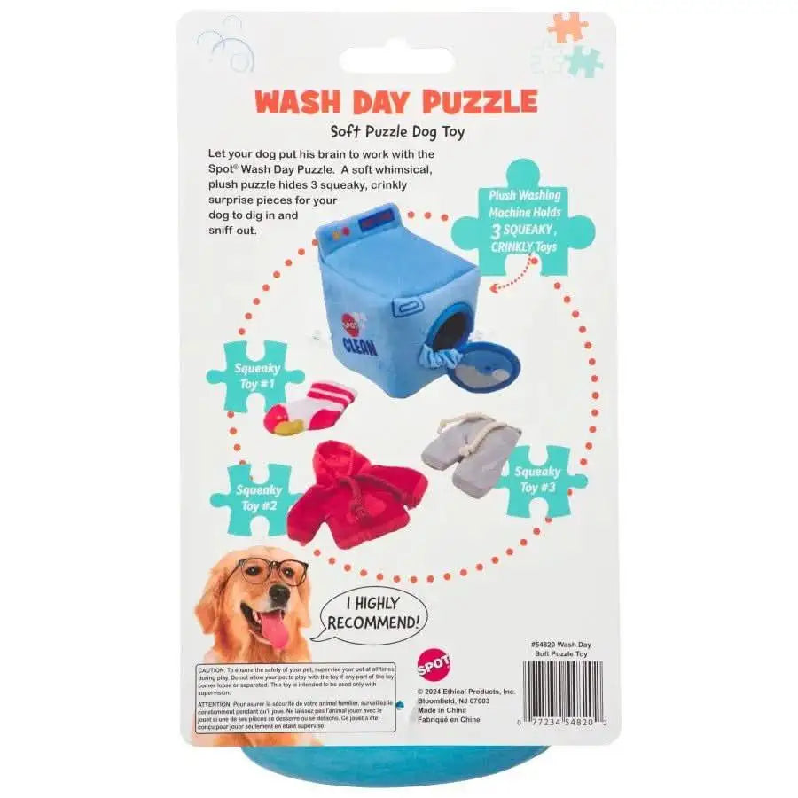 Spot Wash Day Puzzle Dog Toy 6 in - Talis Us