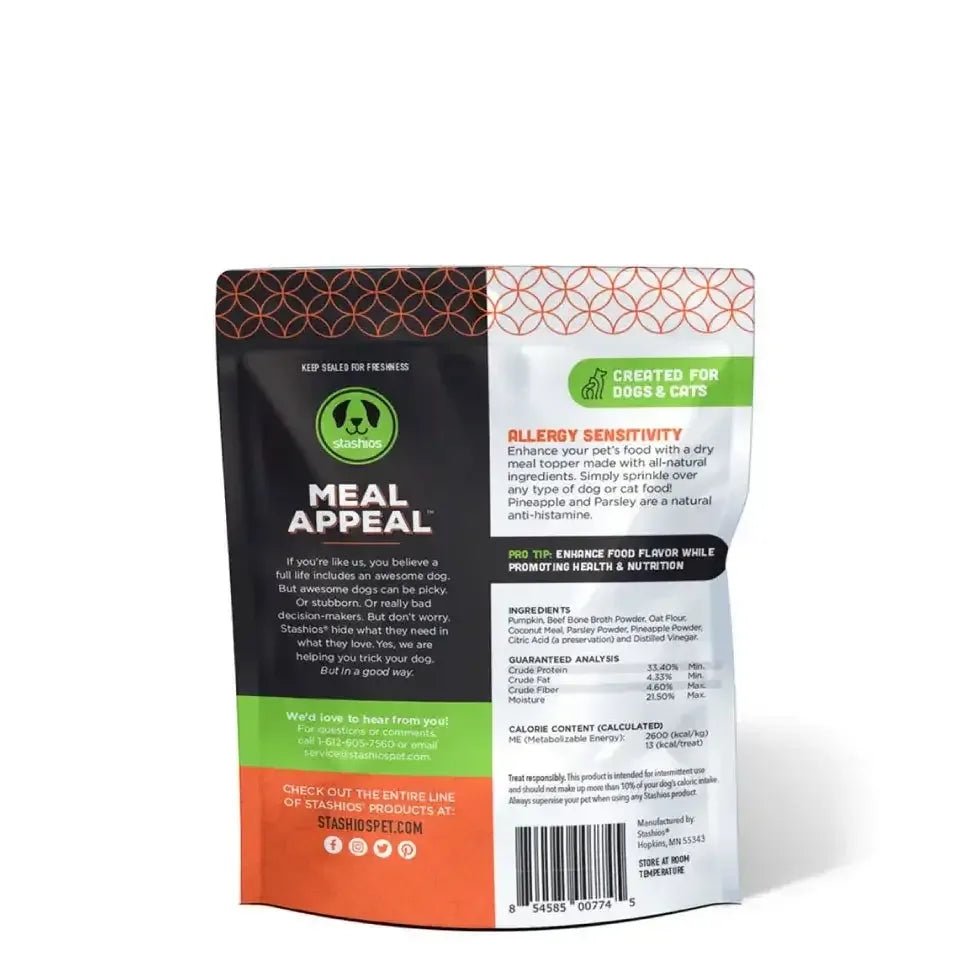 Stashios Meal Appeal Allergy Sensitivity Meal Topper - Talis Us