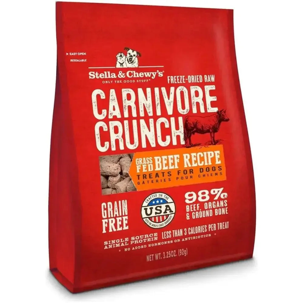 Stella & Chewy's Carnivore Crunch Freeze Dried Dog Treats 3.25 oz - Talis Us