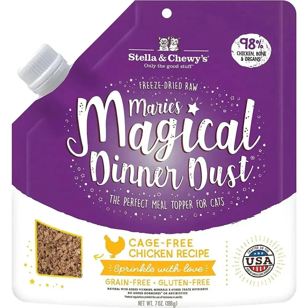 Stella & Chewys Cat Freeze - Dried Marie Magical Dinner Dust Chicken 7Oz - Talis Us