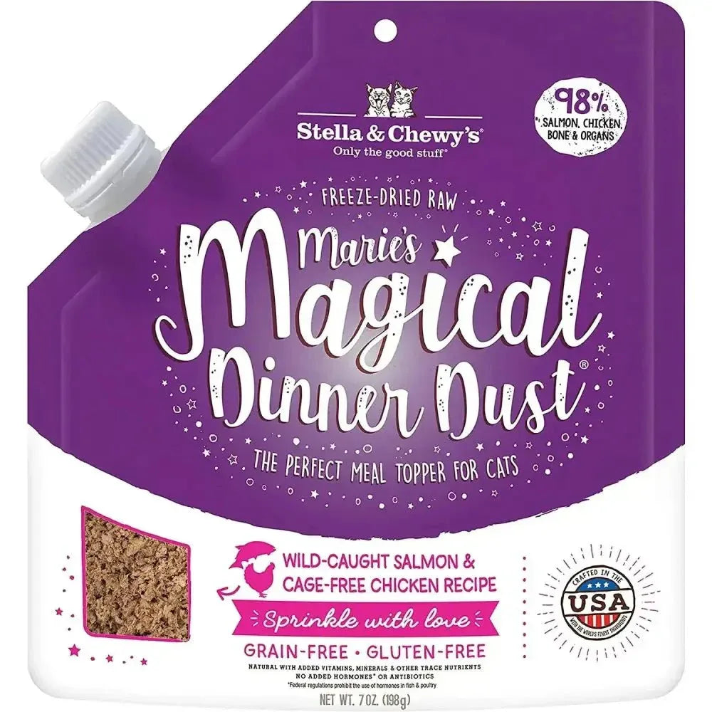 Stella & Chewys Cat Freeze - Dried Marie Magical Dinner Dust Salmon 7Oz - Talis Us