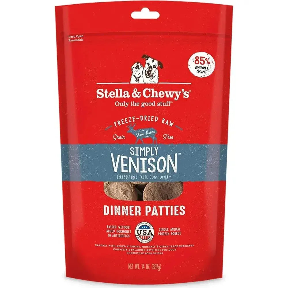 Stella & Chewys Dogs Freeze - Dried Dinner Patties Simply Venison - Talis Us
