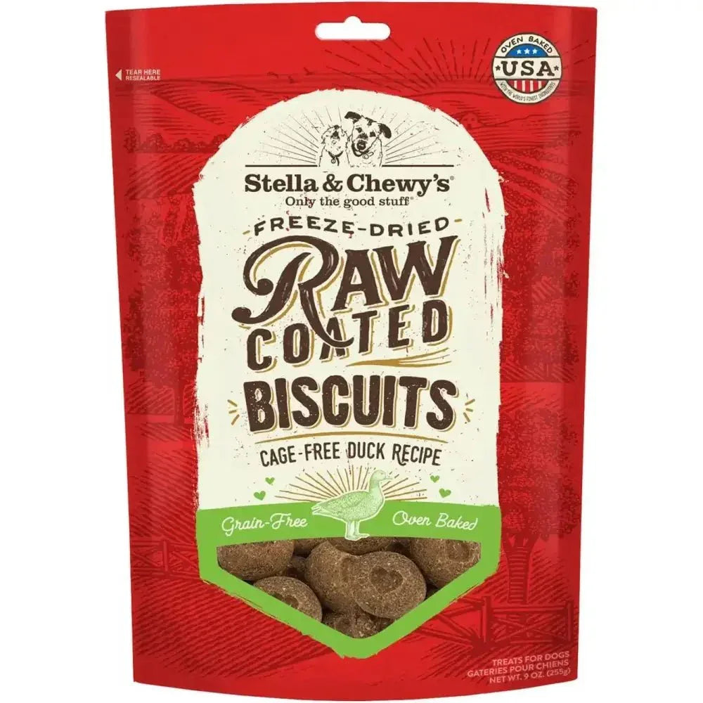 Stella & Chewys Dogs Raw Coated Biscuits Dog Treata 9Oz - Talis Us