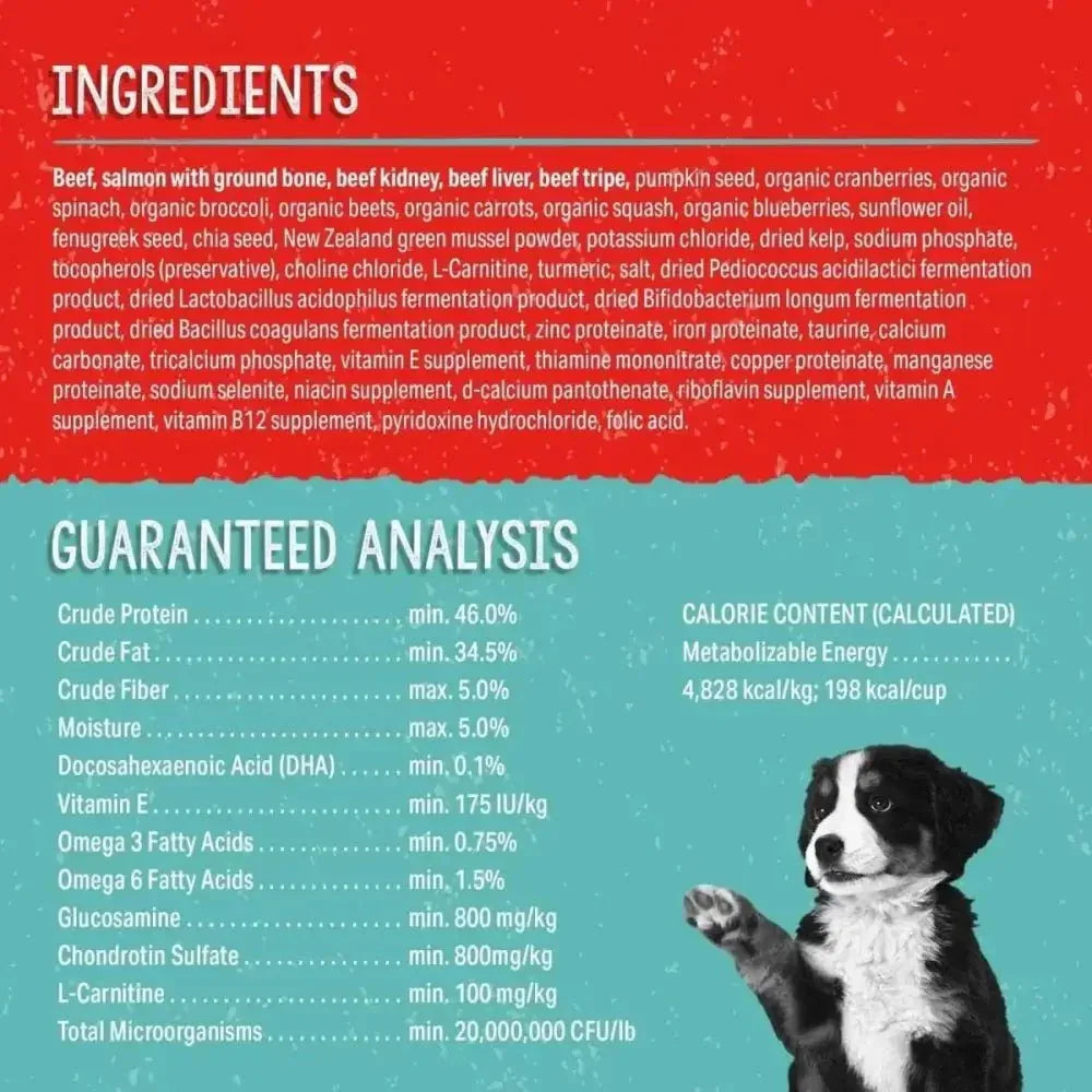 Stella & Chewy's Freeze Dried Beef and Salmon Meal Mixer Puppy Food - Talis Us