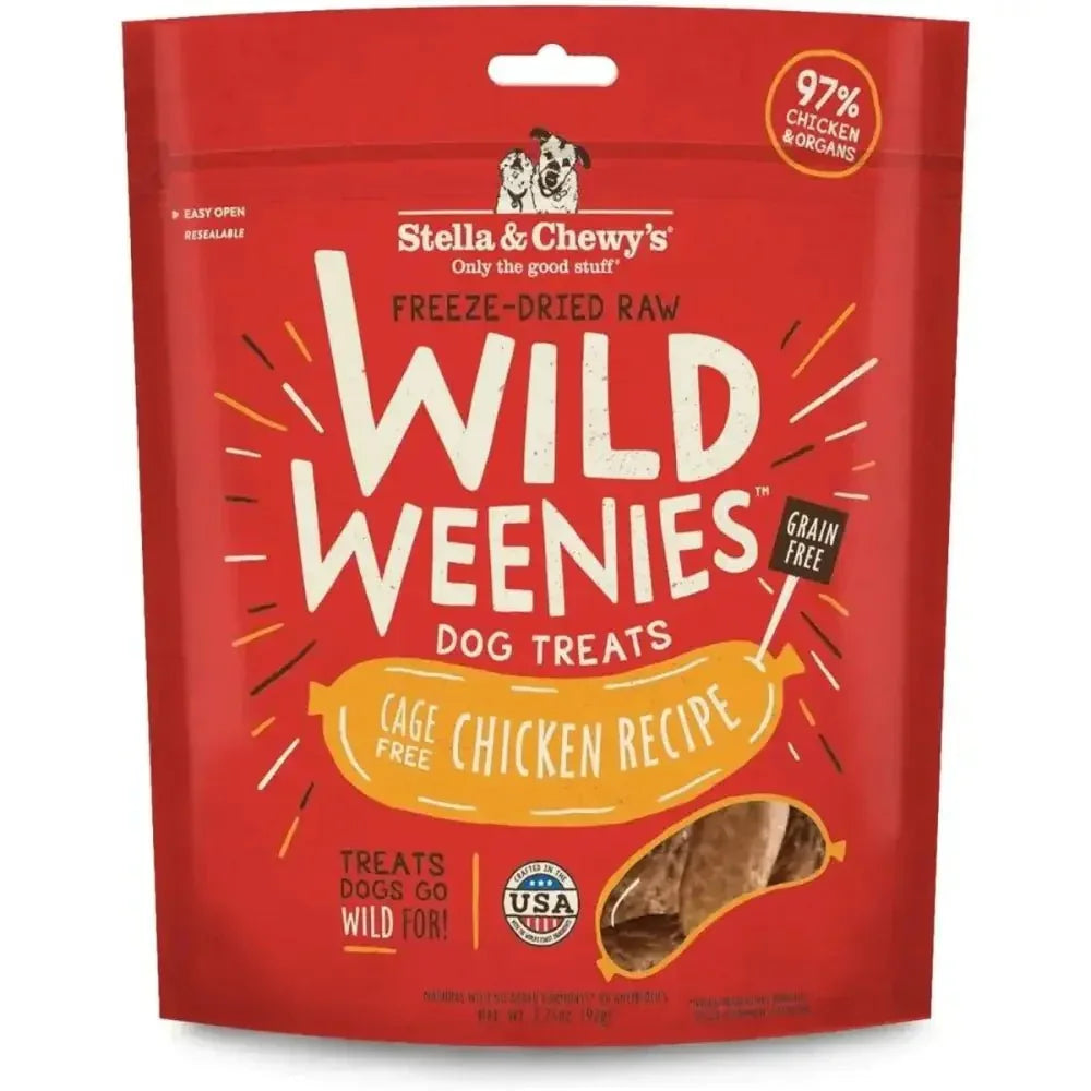Stella & Chewy's Wild Weenies Freeze Dried Chicken Dog Treats - Talis Us