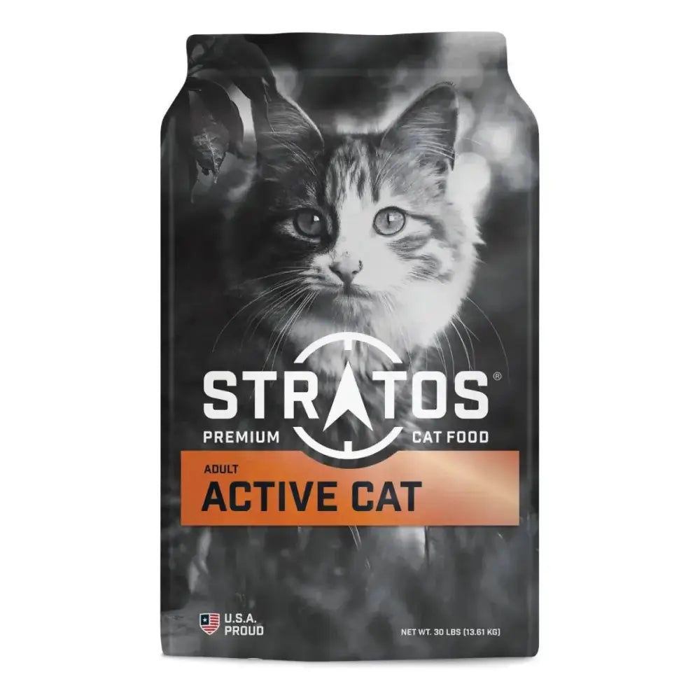 Stratos Active Cat Dry Cat Food 30 lb - Talis Us
