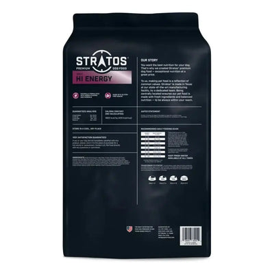 Stratos Hi Energy Dry Dog Food 40 lb - Talis Us