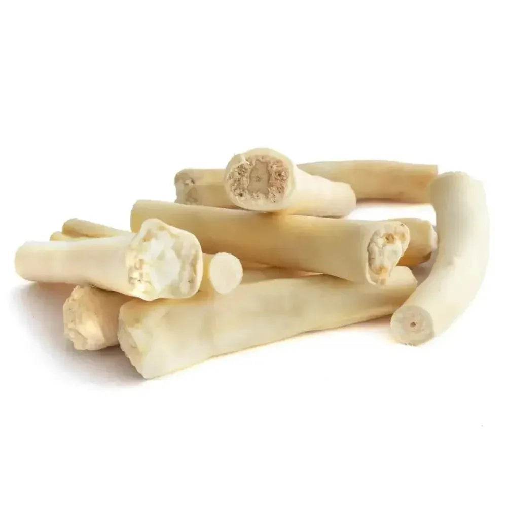 Supercan Bullysticks 6" White Cow Tail Best Dental Chews for Dogs 50 ct - Talis Us