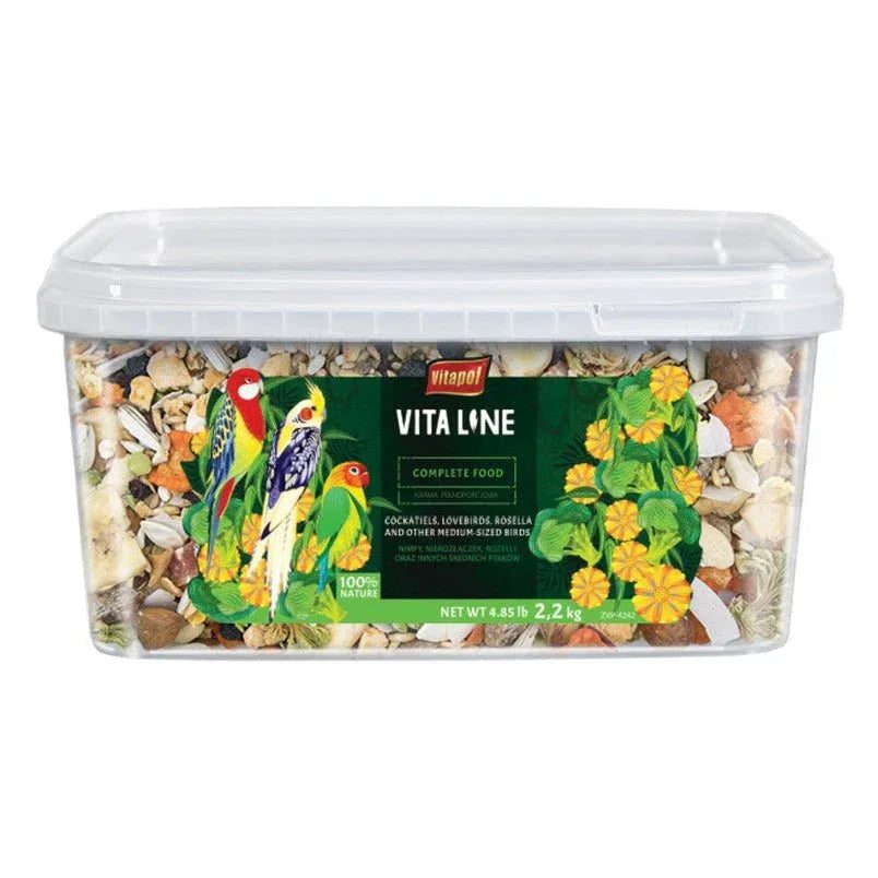 A&E Cage Company Vita Line Complete Food for Cockatiels 4.85 lb - Talis Us