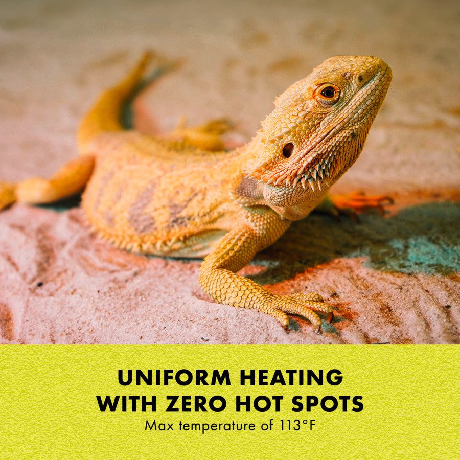 Zilla terrarium heat mat, energy-efficient under-tank reptile heater.