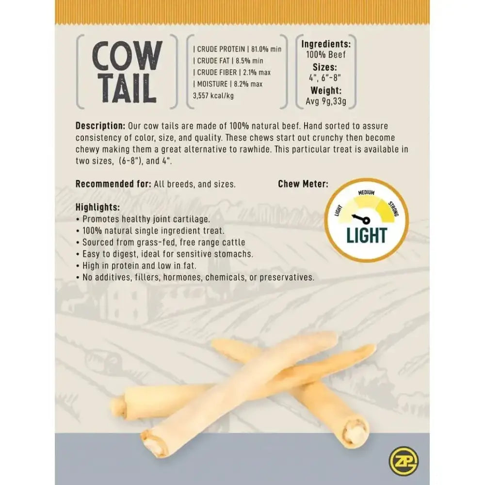 Talis Us Cow Tail Dog Chews - Healthy Dog Treats - Talis Us
