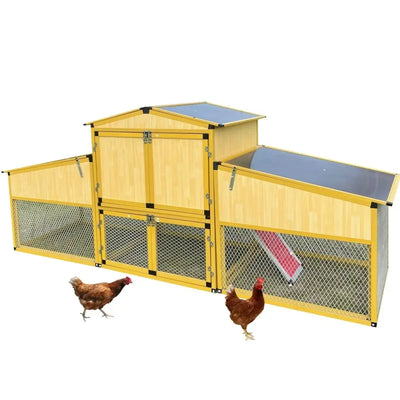 Talis - us Large Chicken Coop Poultry Cage with Nesting Box Run - Talis Us