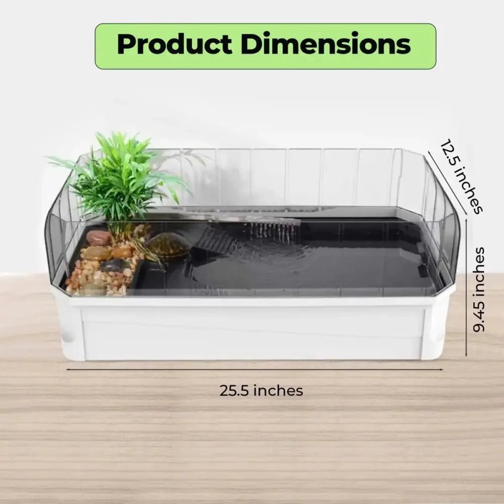 Talis - us Acrylic Aquatic Tortoise Aquarium Starter Kit - Talis Us