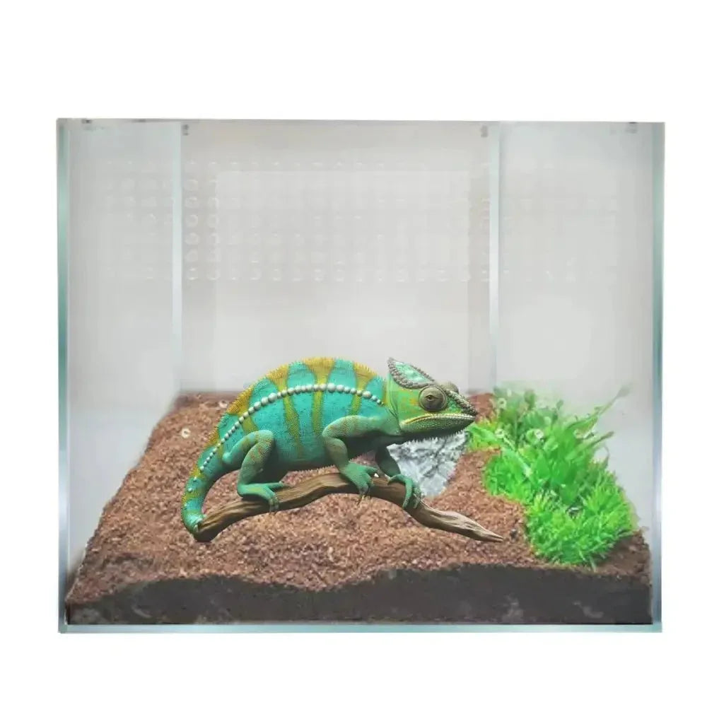 Talis - us Acrylic Reptile Enclosure Terrarium Cage For Lizard Snake Tarantula 9"x 9"x 9" - Talis Us