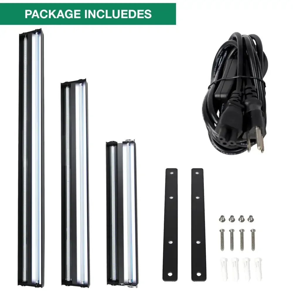 Talis - us Double Fixture with Arcadia Bulb and LED Bar HO T5 UVB Reptiles Aquarium Light Arboreal Terrarium Hood - Talis Us