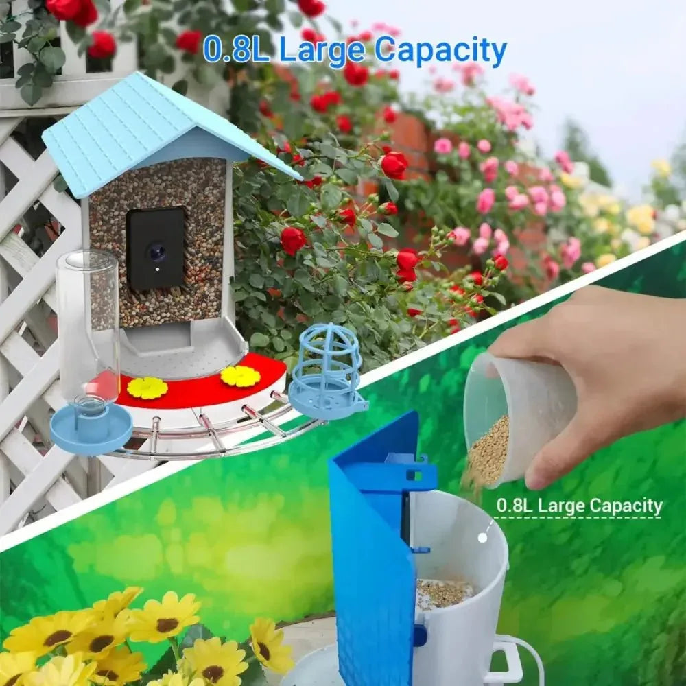 Talis - us Smart Bird Feeder Auto Capture Birds Videos & Motion Detection Wireless Camera - Talis Us