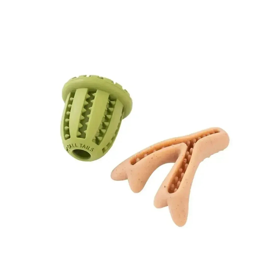 Tall Tails 2 Pack Antler/Pinecone Enrichment Pack Best Chew Toys for Dogs - Talis Us