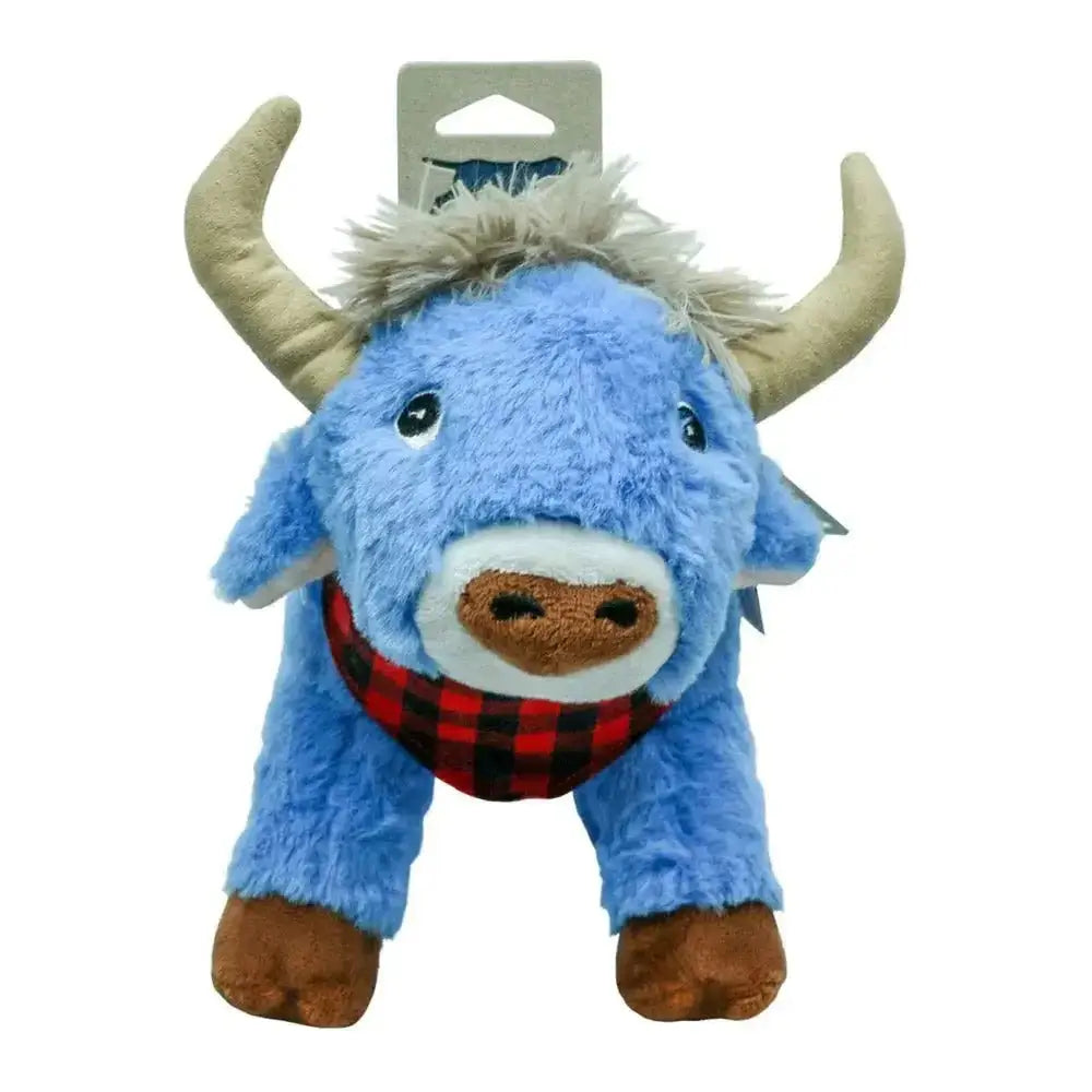 Tall Tails Crunch Blue Ox Dog Toy 10" - Talis Us
