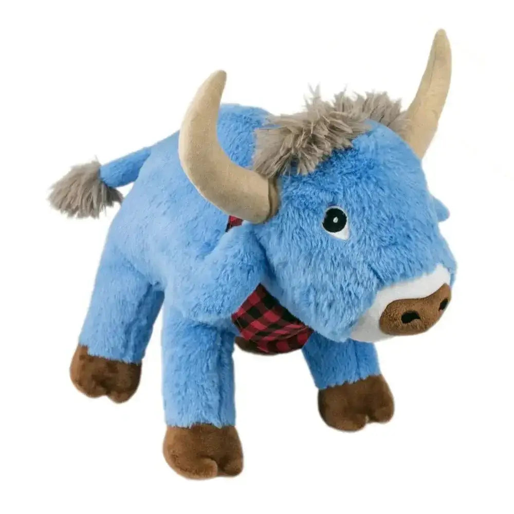 Tall Tails Crunch Blue Ox Dog Toy 10" - Talis Us