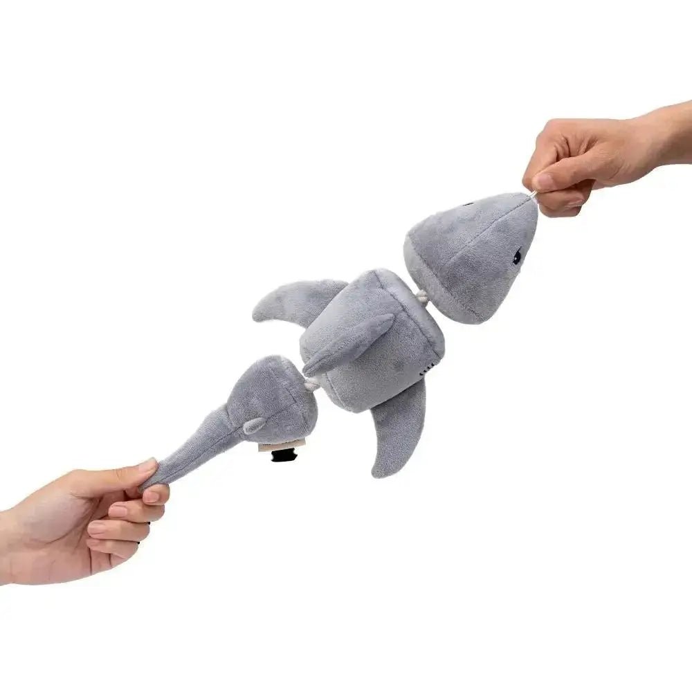 Tall Tails Jointed Plush Shark Plush Dog Toy - Talis Us