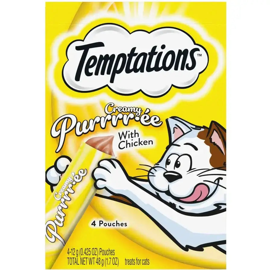 Temptations Creamy Purrrr-ee Cat Treats 1.7 oz Temptations
