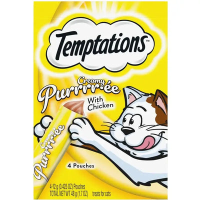 Temptations Creamy Purrrr-ee Cat Treats 1.7 oz Temptations