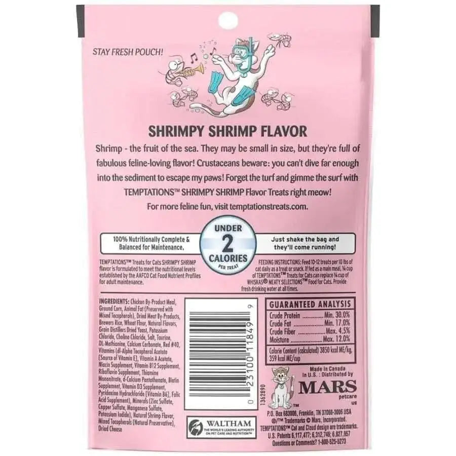 Temptations Shrimpy Shrimp Flavor Cat Treat 1ea/3 oz Temptations