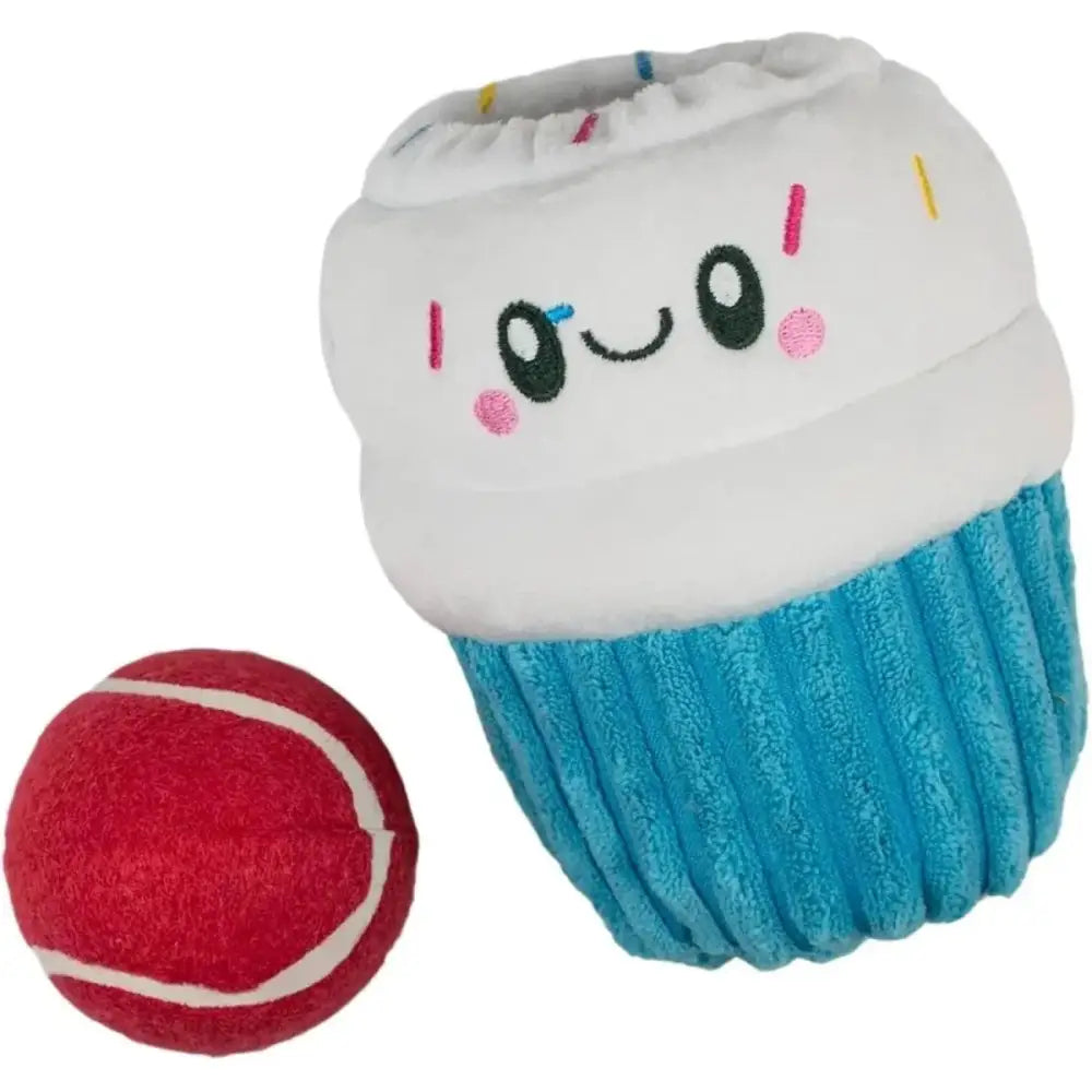 Territory 2 in 1 Plush Squeaker Removable Fetch Ball Dog Toy - Talis Us