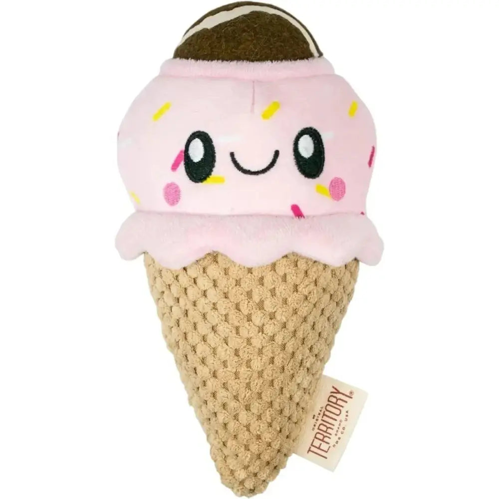 Territory 2 in 1 Plush Squeaker Removable Fetch Ball Dog Toy - Talis Us