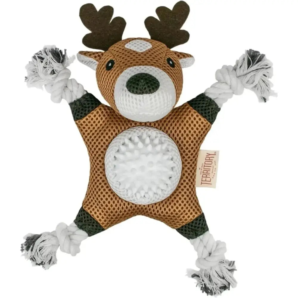 Territory 2 in 1 No Stuffing Removable Fetch Ball Tug Dog Toy - Talis Us