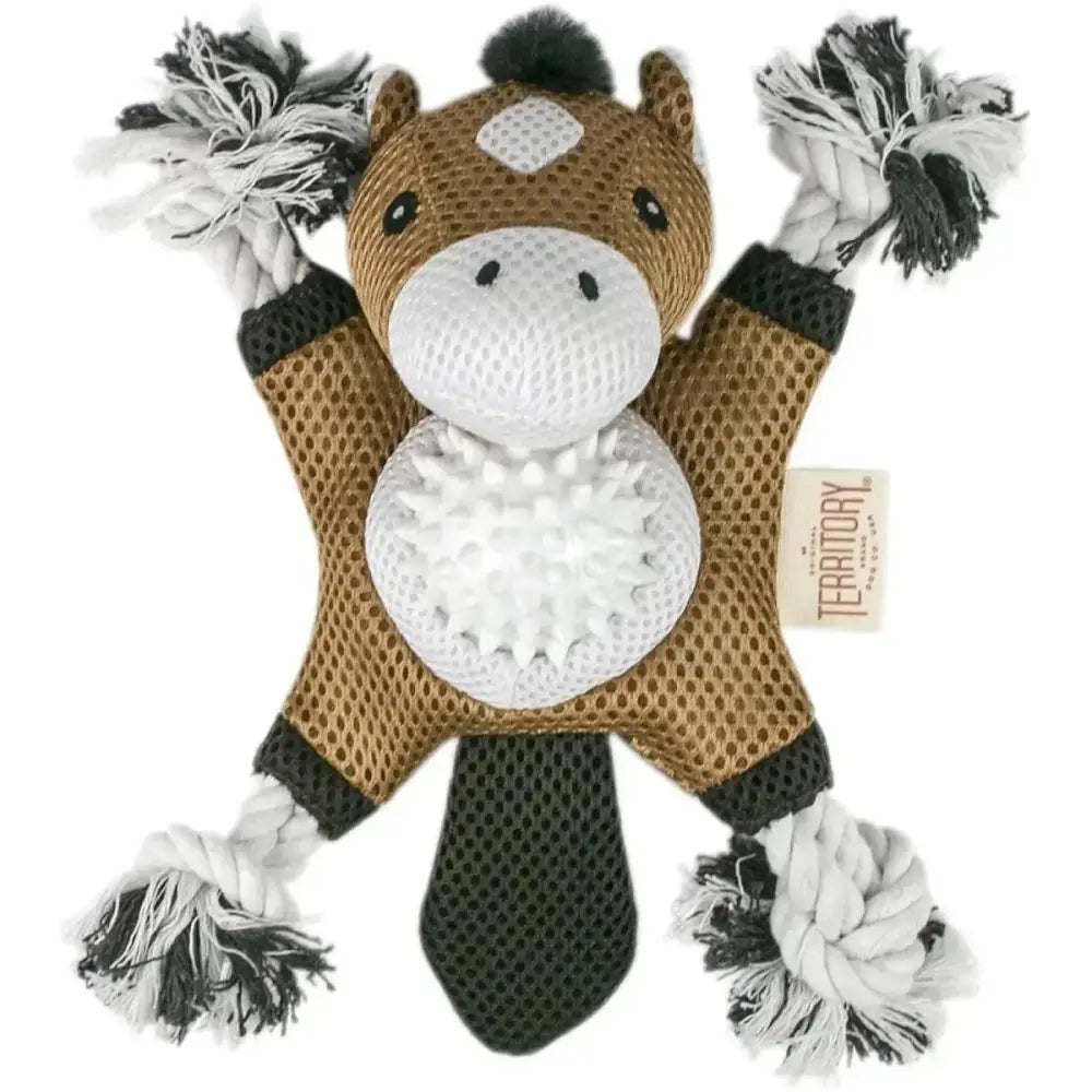 Territory 2 in 1 No Stuffing Removable Fetch Ball Tug Dog Toy - Talis Us