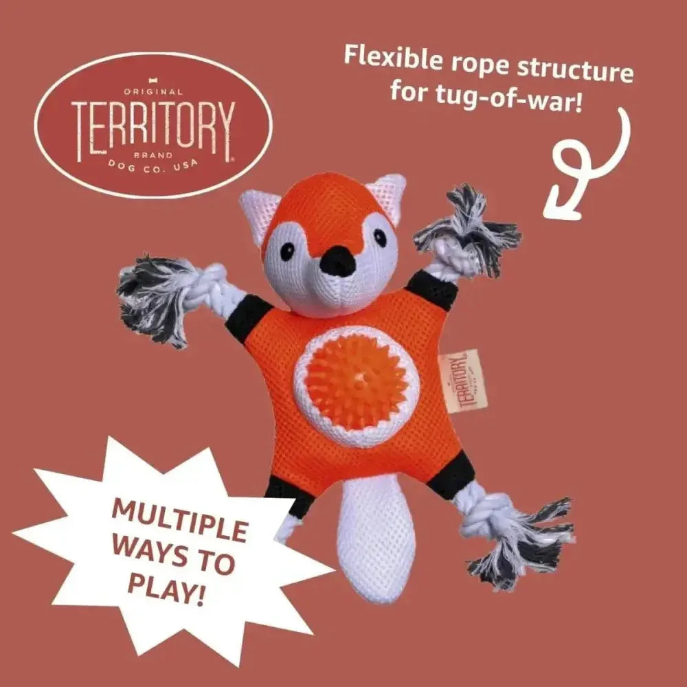 Territory 2 in 1 No Stuffing Removable Fetch Ball Tug Dog Toy - Talis Us