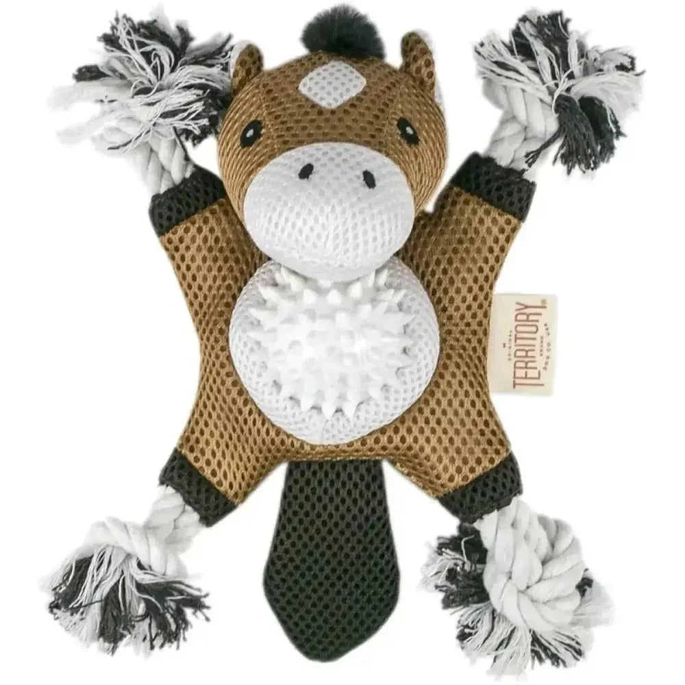 Territory 2 in 1 No Stuffing Removable Fetch Ball Tug Dog Toy - Talis Us