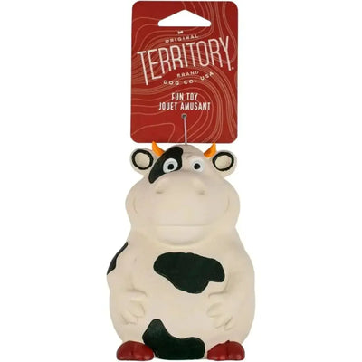 Territory Farm Squeaker Natural Rubber Animal Dog Toy - Talis Us
