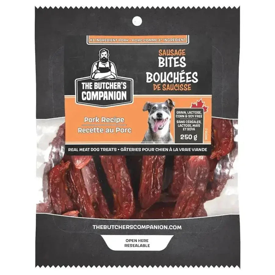 The Butcher's Companion Dog Treats Pork Recipe Sausage 8.8oz - Talis Us