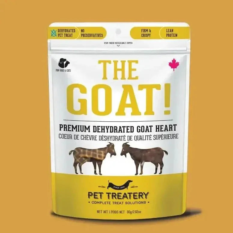 The Granville Island Dehydrated Protein Goat Heart Treat For Dogs 2.8 oz - Talis Us