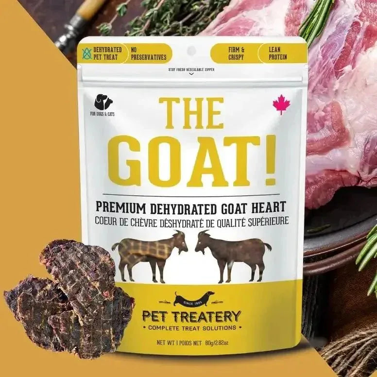 The Granville Island Dehydrated Protein Goat Heart Treat For Dogs 2.8 oz - Talis Us
