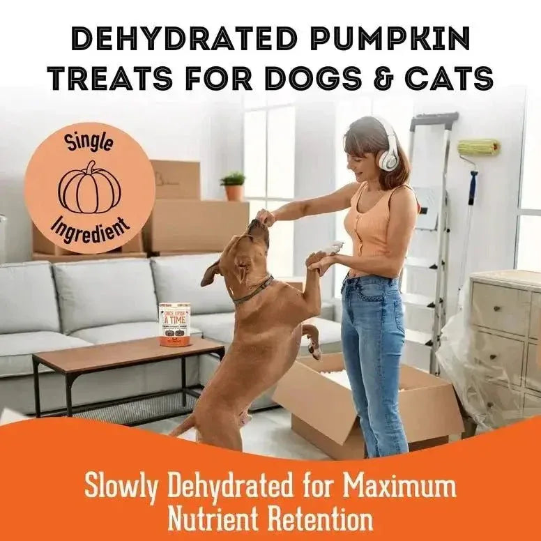 The Granville Island Pumpkin Dehydrated Pet Treat For Dogs & Cats Vegan 2.8 oz - Talis Us