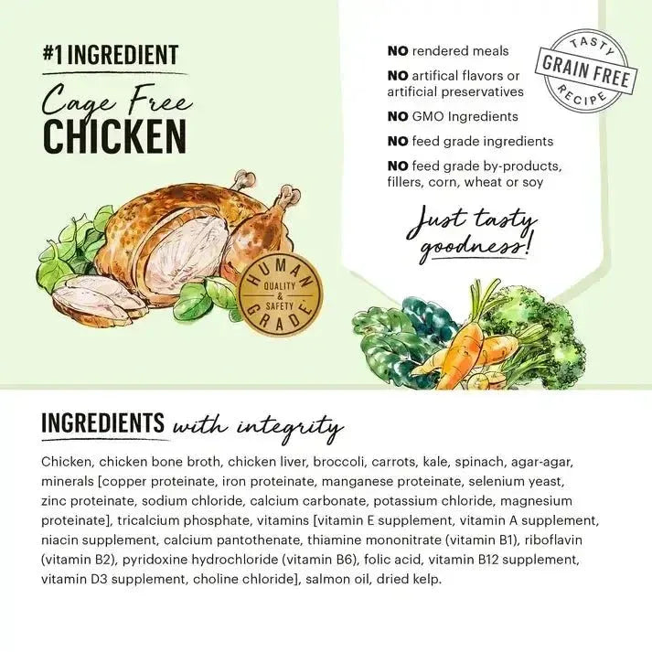 The Honest Kitchen Butcher Block Pate: Chicken & Super Greens Pate Wet Dog Food 6/10.5oz - Talis Us