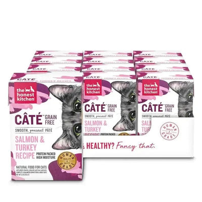 The Honest Kitchen Cate Grain Free Salmon & Turkey Pate Wet Cat Food 12/5.5oz - Talis Us